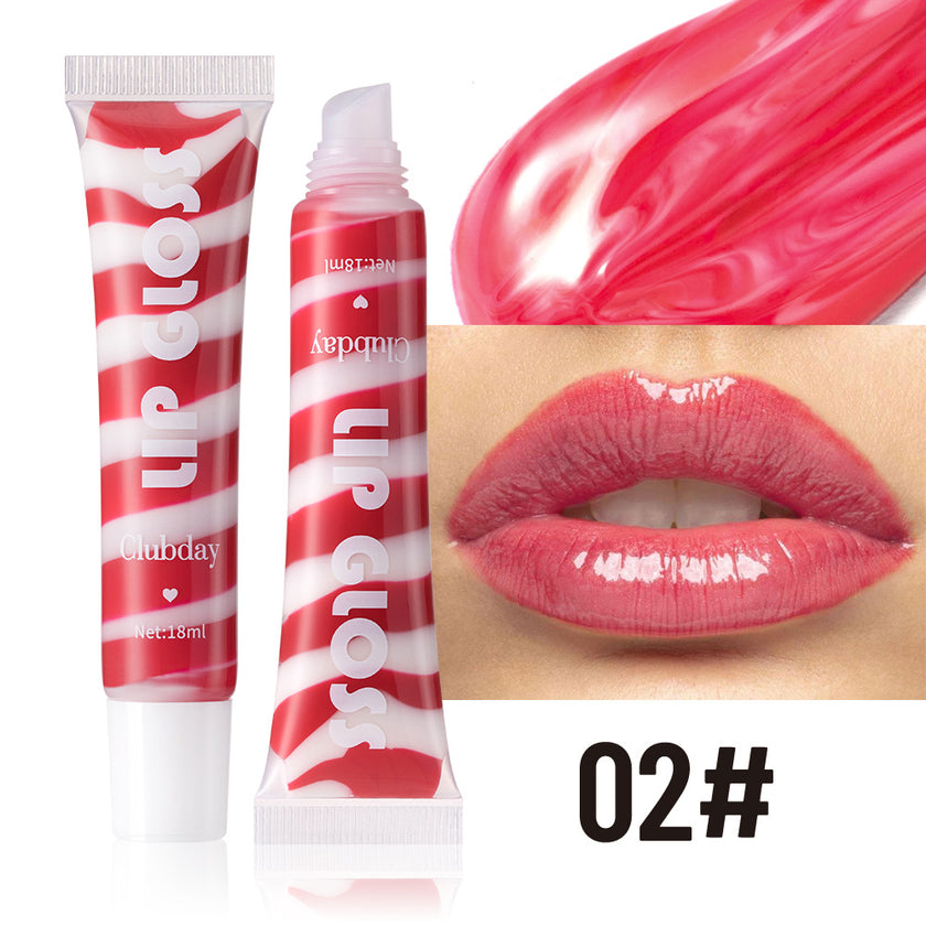 Hose Pearlescent Thin And Glittering Moisturizing Fruit Flavor Lip Gloss