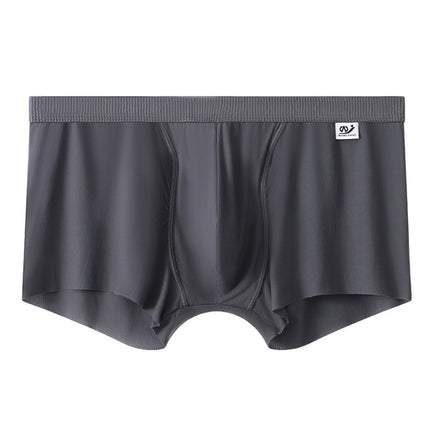 Men's Mesh Underwear Men's Ice Silk Boxer Summer Thin Breathable Boxers Seamless Youth Pants Men