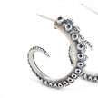 Personalized Retro Silver Octopus Tentacle Earrings Men's Trendy Female Gothic Punk Earring Gift