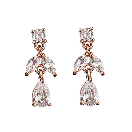 Bridal Wedding Ornament Suit Exquisite Water Drop