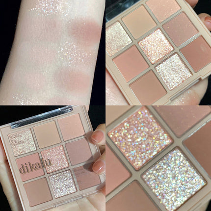 Women's Fashion Christmas Snowflake Eye Shadow Plate