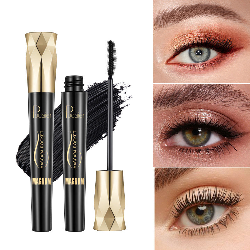 Pudaier Crown Mascara 4D Thick Curl Waterproof Not Smudge