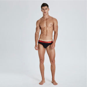 Men's Underwear Low Waist Cotton Tight-fitting Solid Color Underwear