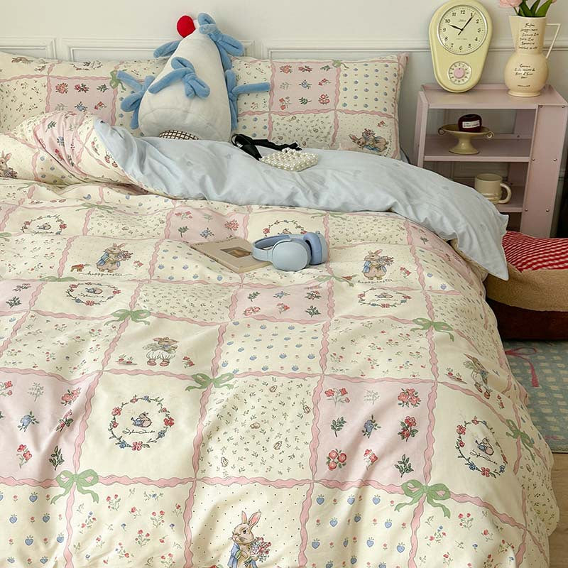 Printed Four-piece Bedding Set Pieces