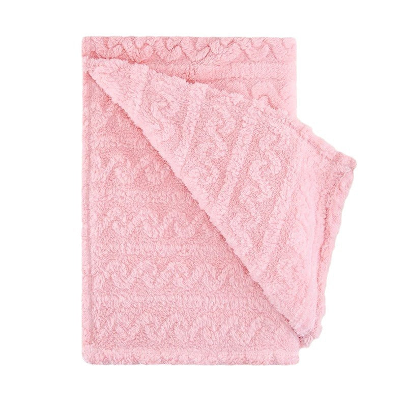 Baby Blanket Thick Double-sided And Water-absorbing Soft