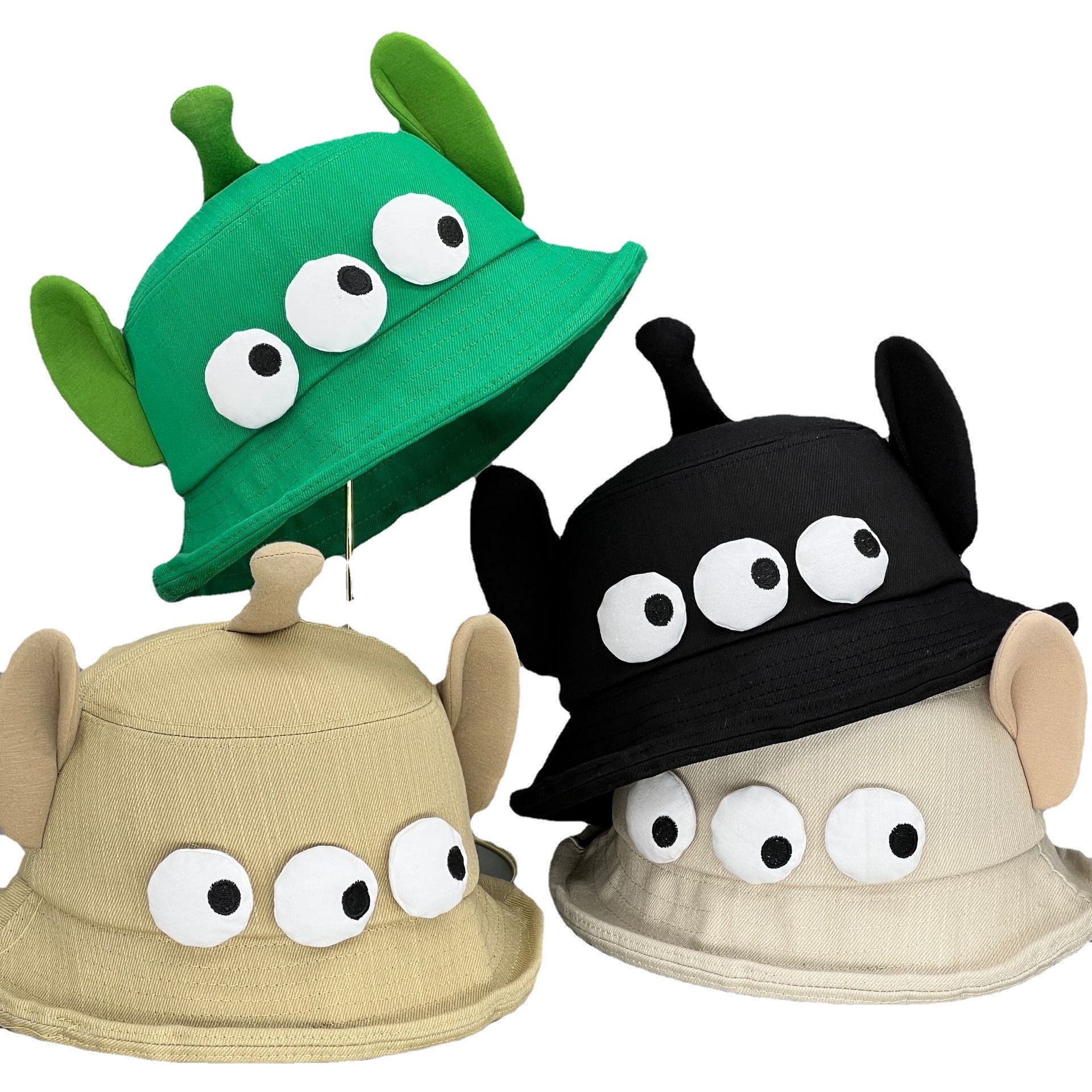 Cute Funny Three-eye Big Ears Bucket Hat Children