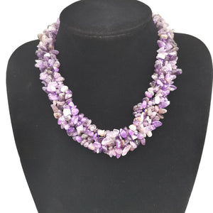 Vintage Court Style Gravel Necklace