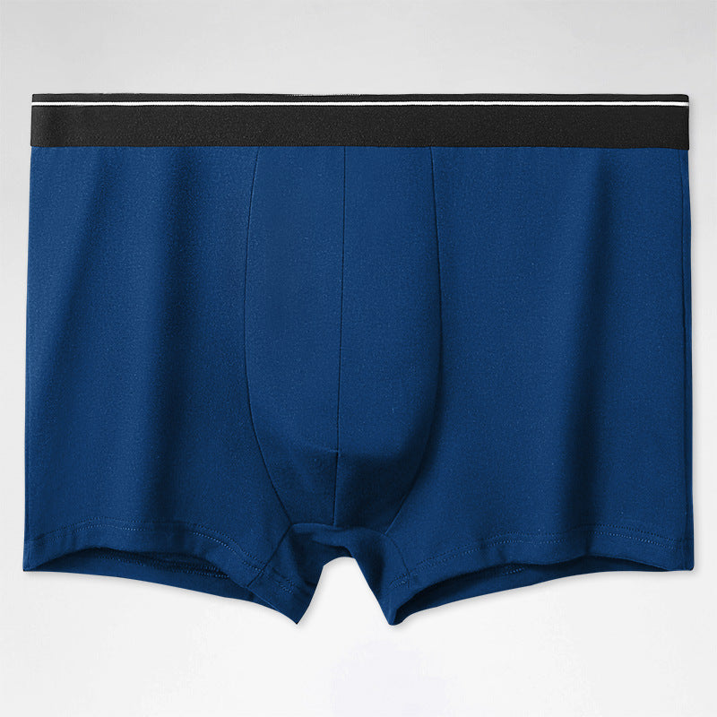 Men's Solid Color Underwear Men's Cotton Breathable Boxers