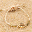 Personalized Creative Alloy Shell Hawaiian Style Casual Bracelet Shell Woven Bracelet