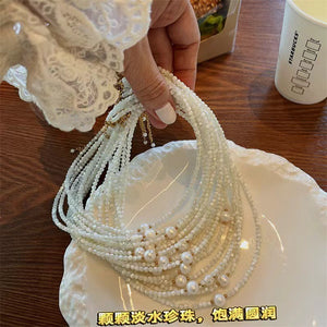 Shell Beads Freshwater Pearl Niche Hand Accessory Bracelet Necklace