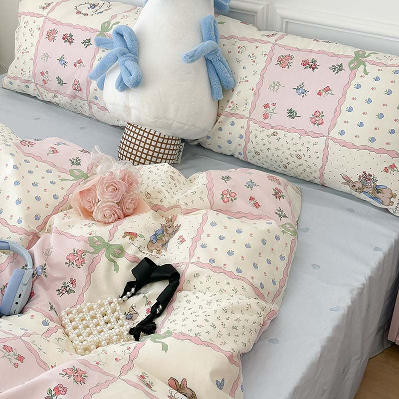 Printed Four-piece Bedding Set Pieces