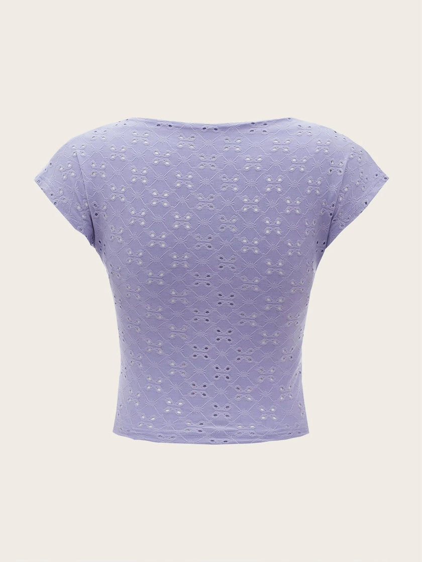 Spring Sweet And Spicy Pure Desire T-shirt Design Sense Sexy Slim-fit Short