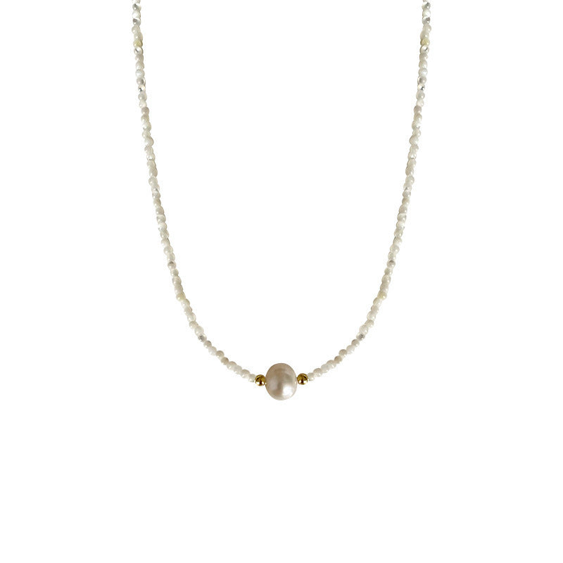 Women's Fashion Natural Freshwater Pearl Necklace