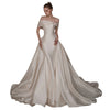 Women's Fashion Satin Fishtail Main Wedding Dress