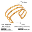Irregular Lines Multi-layer Hollow Open-end Bracelet Retro Personality