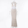 Fashion Personality Lace Backless Dress Women