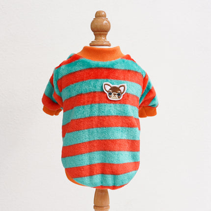 Pet Clothing Warm Embroidered Dog Cat Clothes