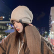 Knitted Wool Winter Warm Pile Heap Cap