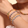 Love Shiny Zircon Stitching Bracelet Light Luxury Temperament