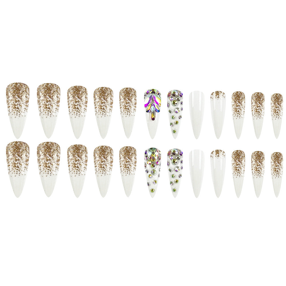 Wear Nail Light Luxury Aurora Diamond