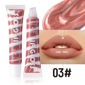 Hose Pearlescent Thin And Glittering Moisturizing Fruit Flavor Lip Gloss