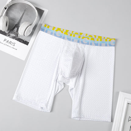 Summer Ice Silk Mesh Sports Men's Underwear