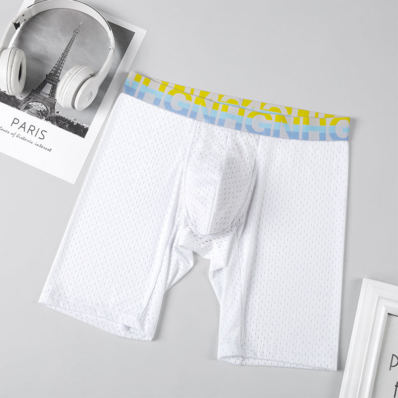 Summer Ice Silk Mesh Sports Men's Underwear