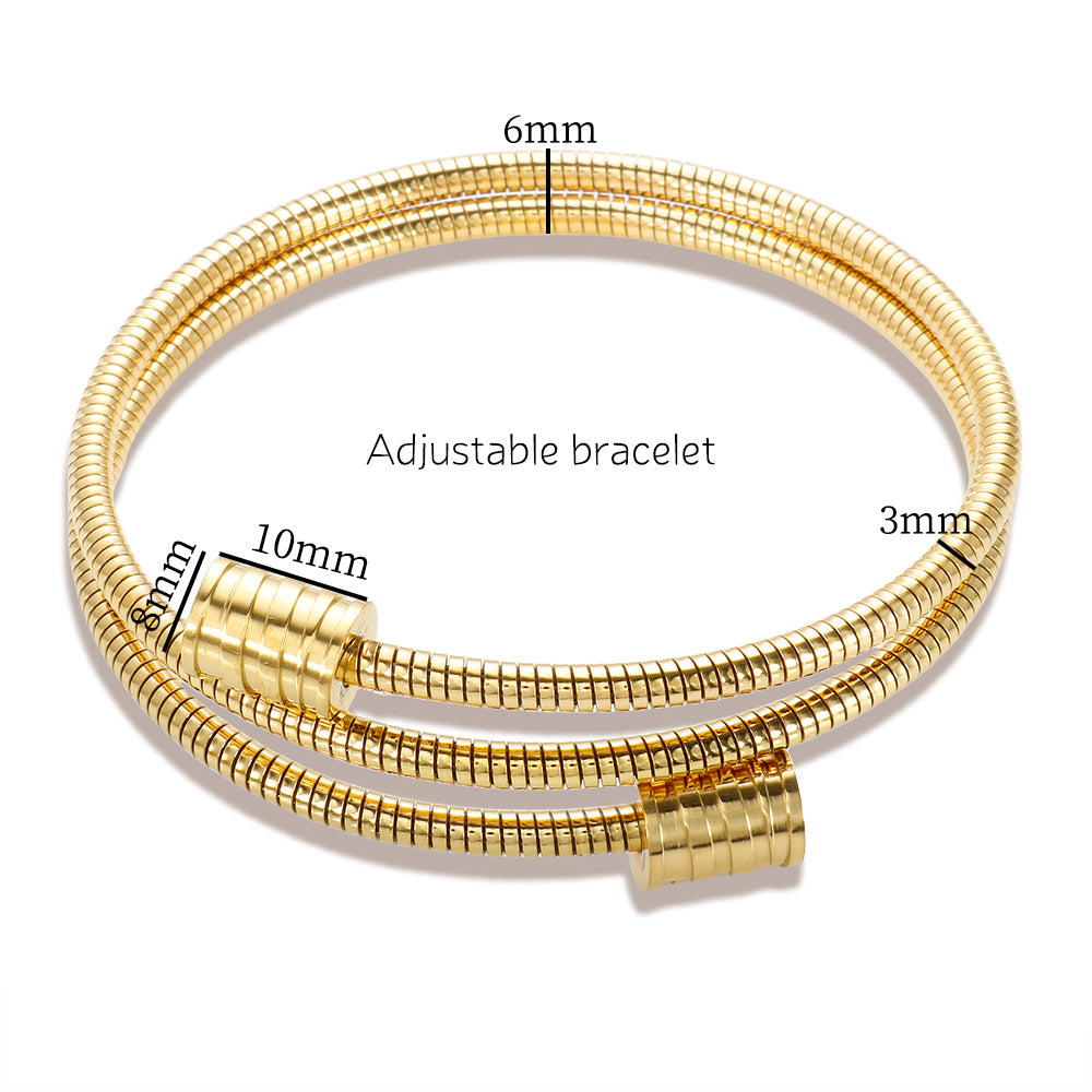 New Weia Line Bracelet For Women Fashion Commuter Simple Opening