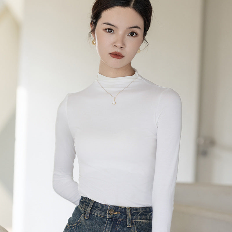 Turtleneck Bottoming Shirt Women's Top Women's Long Sleeve