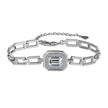 S925 Sterling Silver Moissanite Geometric Bracelet