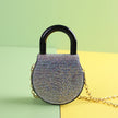 Handle Advanced Small Round Bag Simple With Diamond
