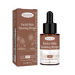 Facial Black Care Solution Creates Bronze Skin