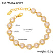 Love Shiny Zircon Stitching Bracelet Light Luxury Temperament