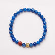 National Style Women's Natural Bodhi Tigereye Blue Crystal High-grade Bracelet