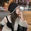 Knitted Wool Winter Warm Pile Heap Cap