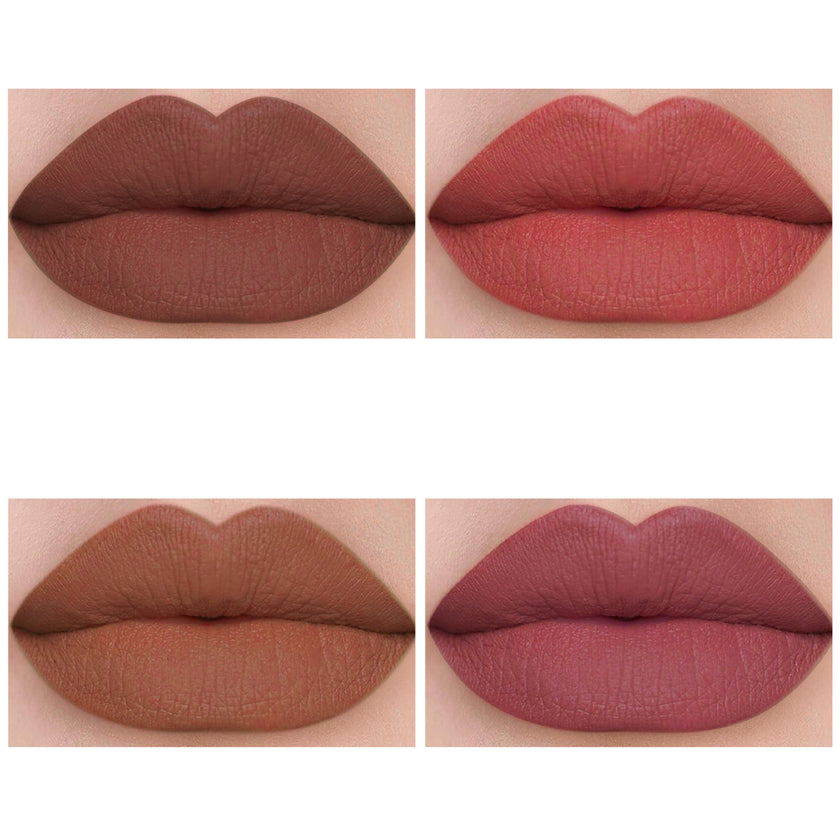 12 Color Matte Lipstick Lip Liner Suit