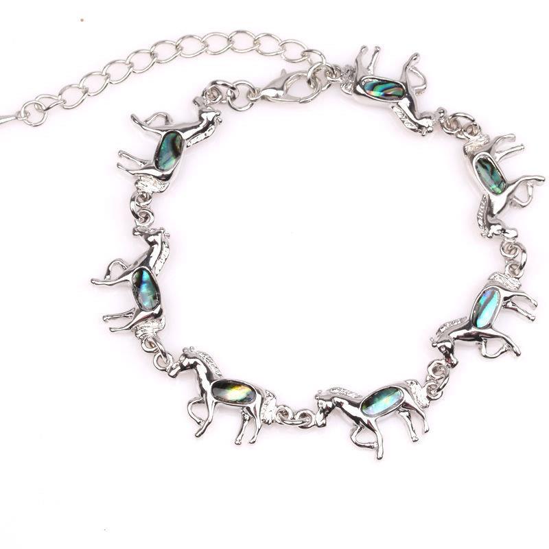 Animal Whale Penguin Butterfly Shell Abalone Bracelet