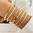 Creative Simple Temperament Lady Twisted Hip Hop Style Bracelet