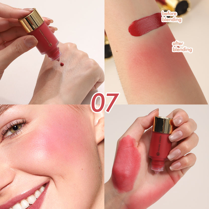 Women's Fashion Silky Natural Dropper Liquid Blush