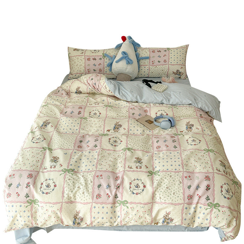 Printed Four-piece Bedding Set Pieces