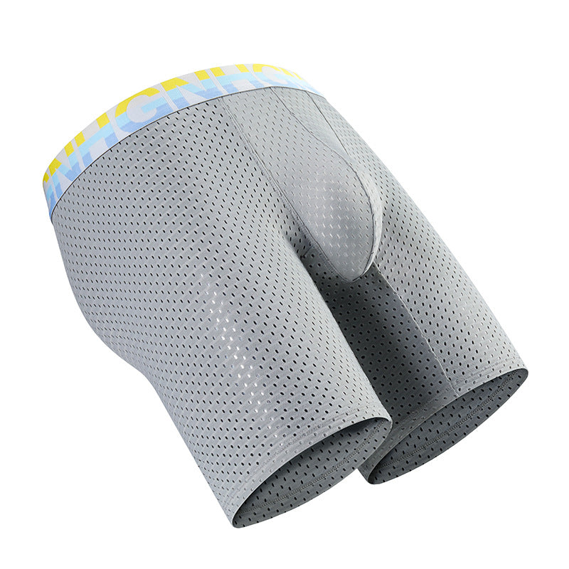 Summer Ice Silk Mesh Sports Men's Underwear