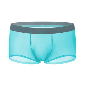 Ice Silk Underwear Men's Seamless Summer Thin Boxers