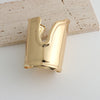 Metal Cross Horseshoe Open-ended Bracelet