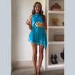 Sleeveless Sequined Short Dress Women