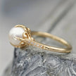 European And American Fashion Retro Exquisite Gold-plated Ring Niche Hundred