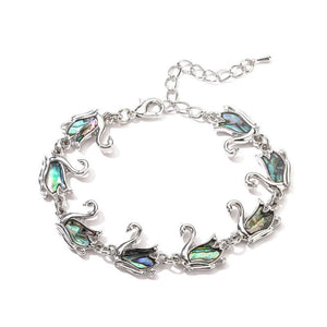 Animal Whale Penguin Butterfly Shell Abalone Bracelet