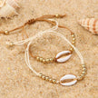 Personalized Creative Alloy Shell Hawaiian Style Casual Bracelet Shell Woven Bracelet