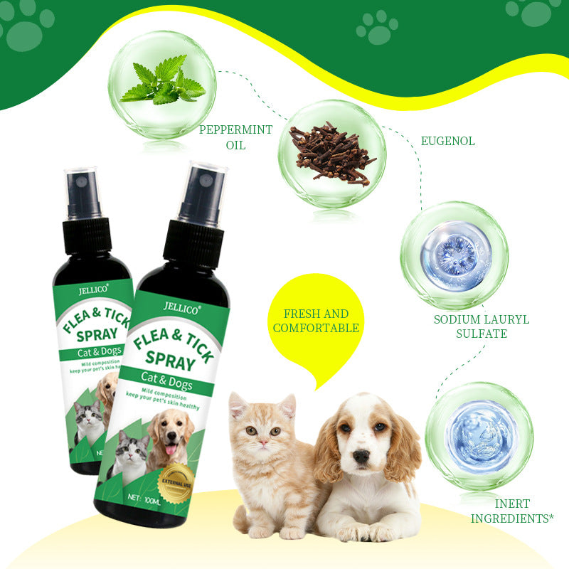 Dog Cat In Vitro Pet Skin Itching Spray