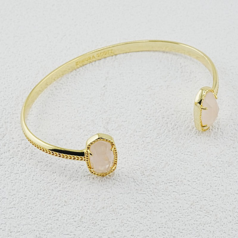 Creative Design Oval C Word Open-ended Bracelet