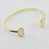 Creative Design Oval C Word Open-ended Bracelet